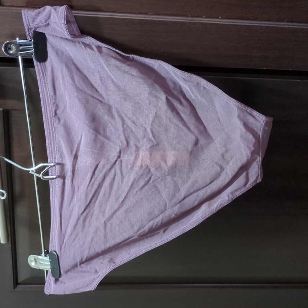 NWT SKIMS Mesh High Waisted Bikini Brief XL Plum - Picture 2 of 5
